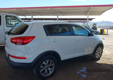 2016 Kia Sportage Lx from USA, damaged, VIN KNDPBCAC5G7815279